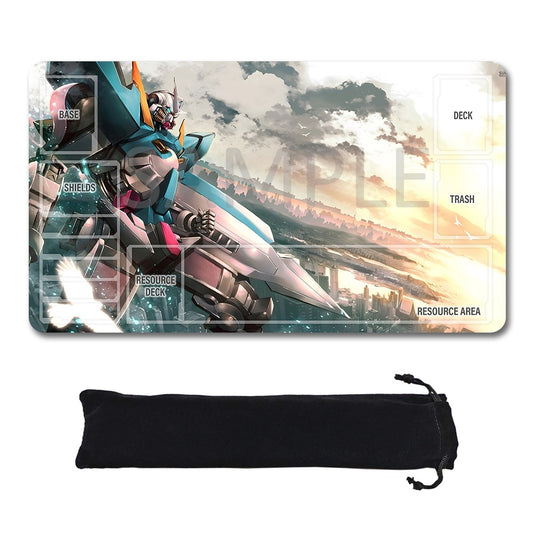 GCG Playmat Suitable for Gundam,includes Storage Bag, 24 x 14 inches (GD5101427)