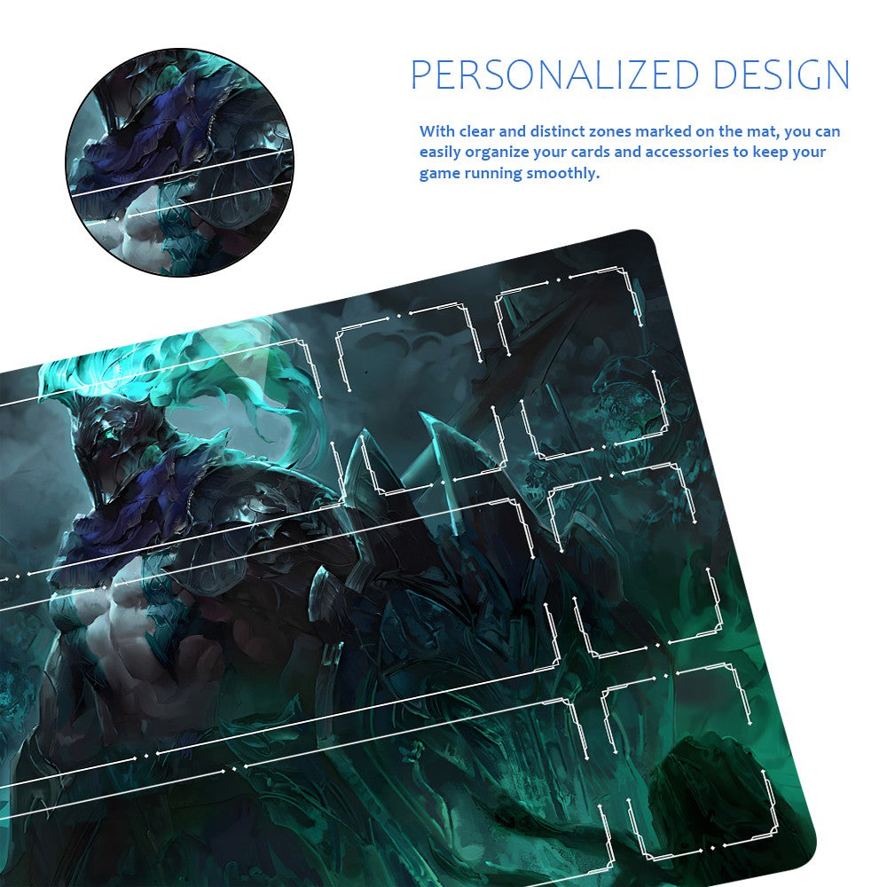 Mordekaiser - League Of Legends Riftbound Playmat 24x14 in + Free Storage Bag