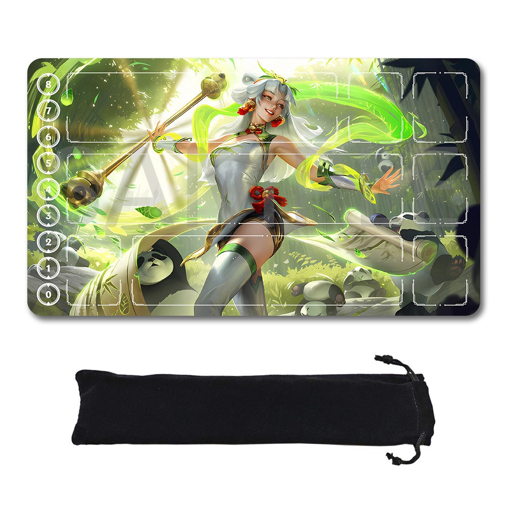 LUX - League Of Legends Riftbound Playmat 24x14 in + Free Storage Bag
