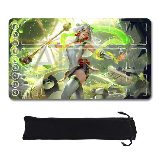 LUX - League Of Legends Riftbound Playmat 24x14 in + Free Storage Bag