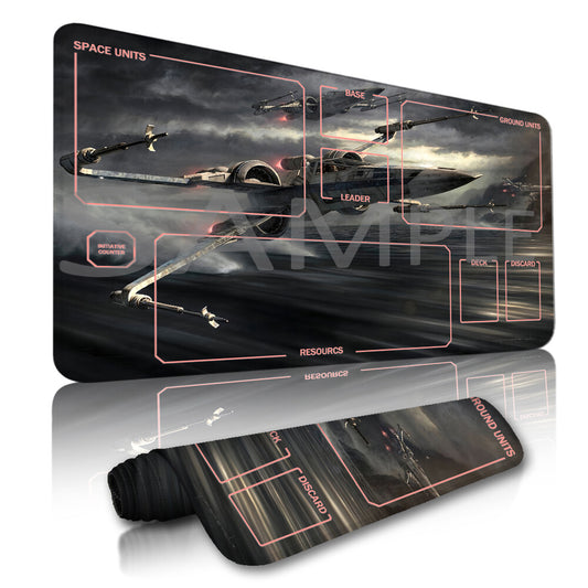 Star Wars Unlimited Playmat Stitched Edge Free Storage Bag Size 24X14IN Protective Mat star14