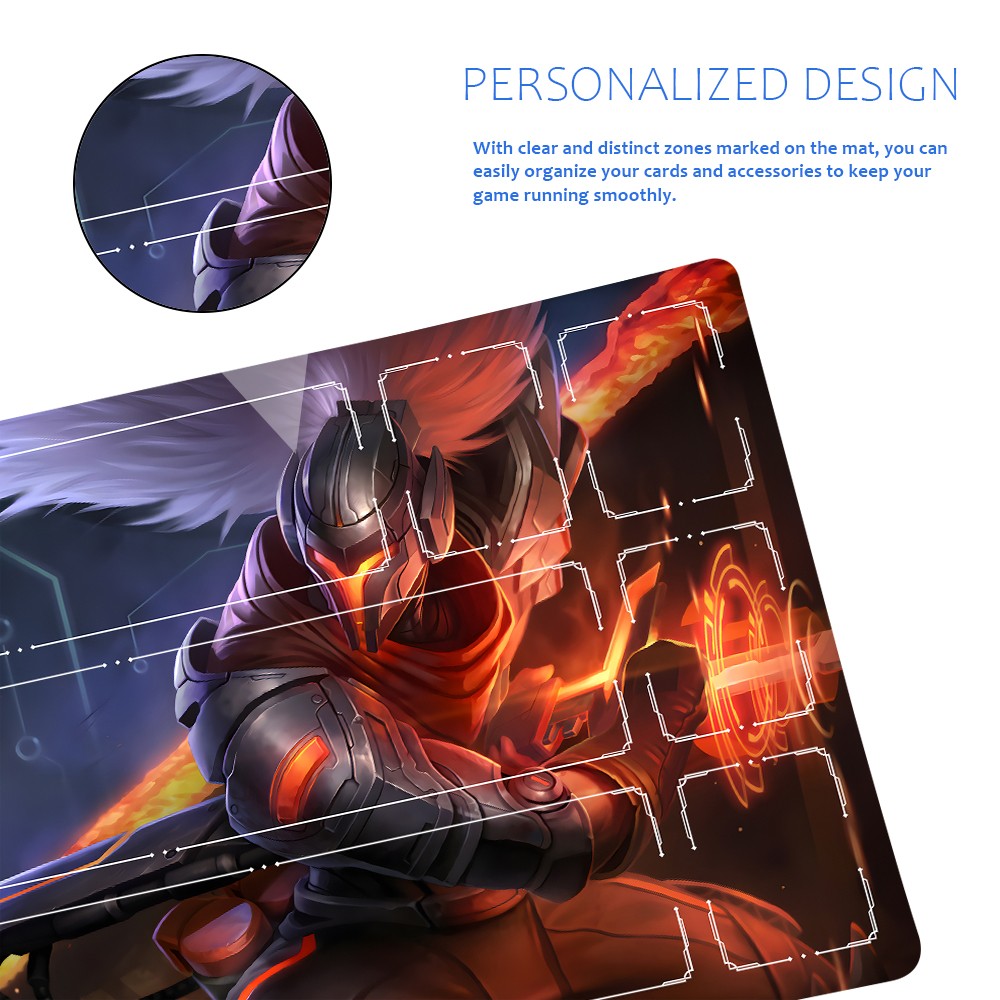 Yasuo - League Of Legends Riftbound Playmat 24x14 in + Free Storage Bag