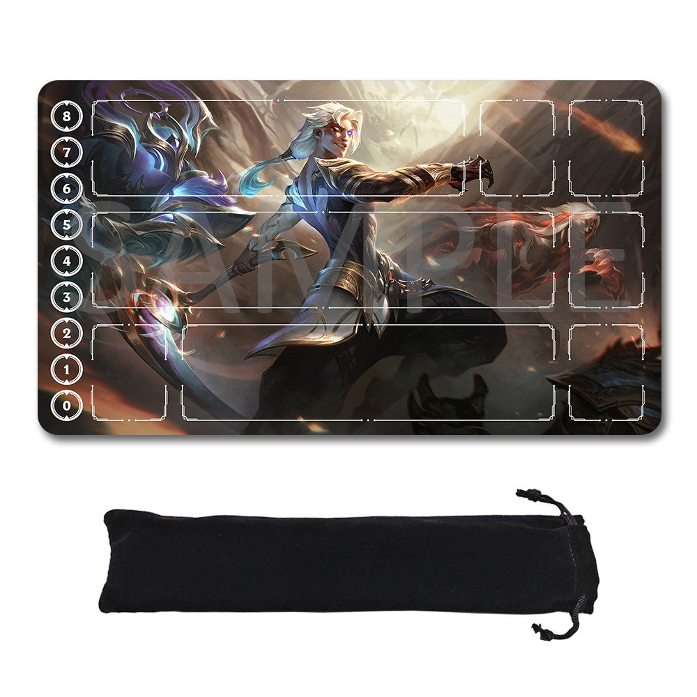 Kayn - League Of Legends Riftbound Playmat 24x14 in + Free Storage Bag