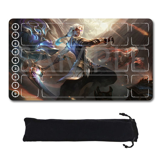 Kayn - League Of Legends Riftbound Playmat 24x14 in + Free Storage Bag