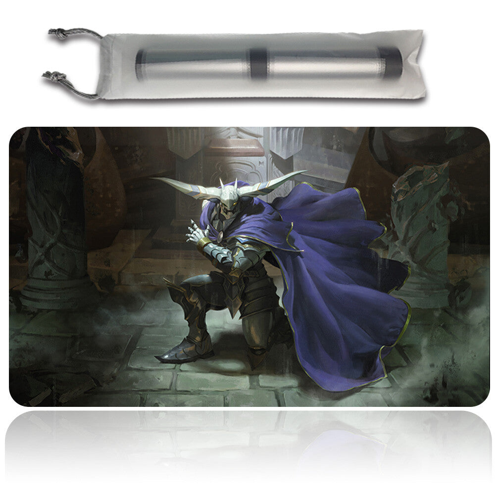Garland, Knight of Cornelia-Magic The Gathering MTG Playmat TCG CCG MTG Playmat Stitched Edge