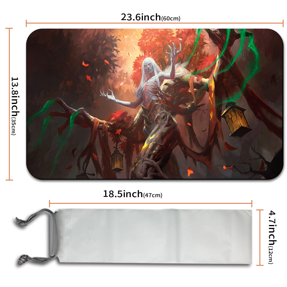 WRENN AND SEVEN -Board Game MTG Playmat Mouse Pad Playmat of MTG CCG TCG Stitched Edge