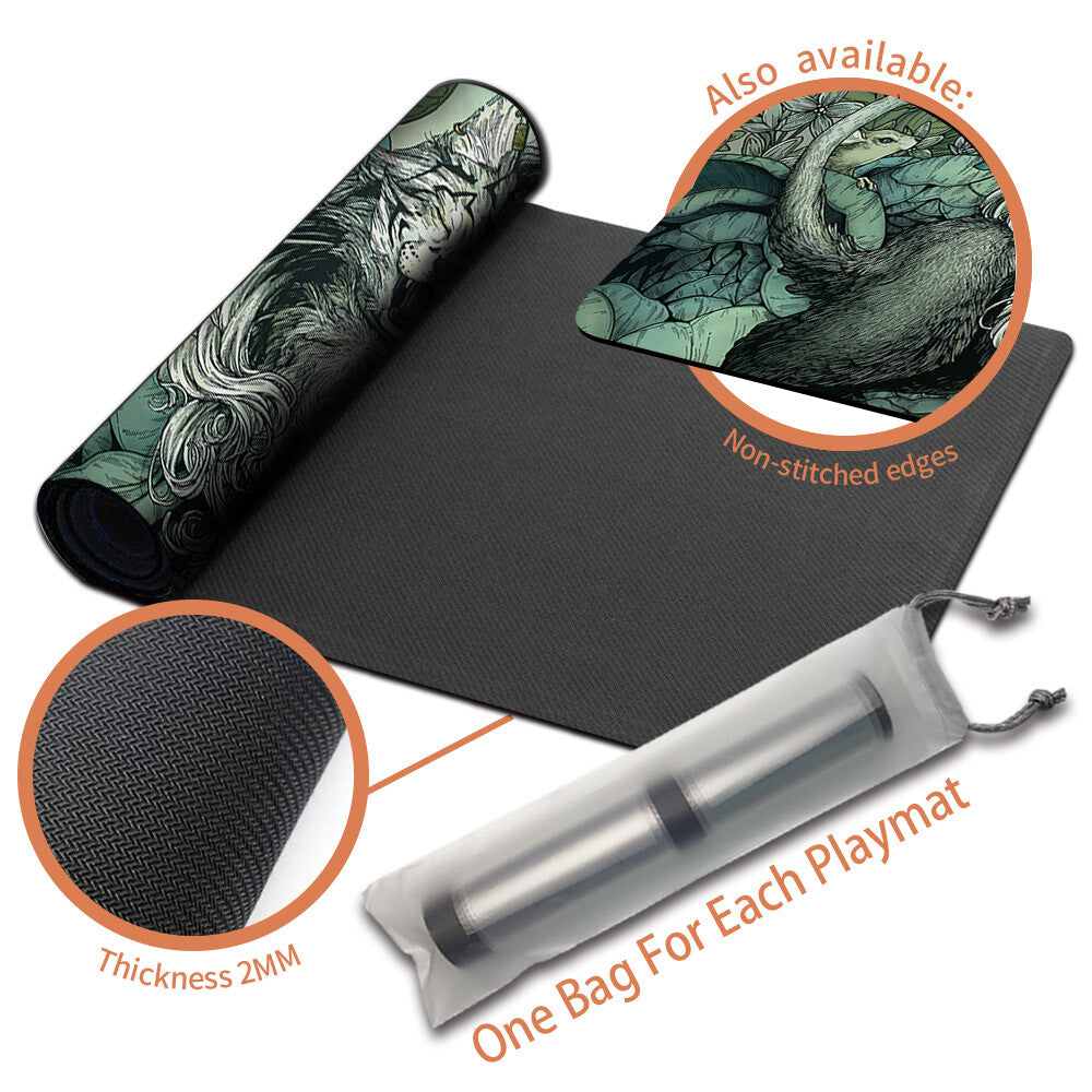 Arahbo, Roar of the World - Magic The Gathering MTG Playmat TCG CCG MTG Playmat Stitched Edge