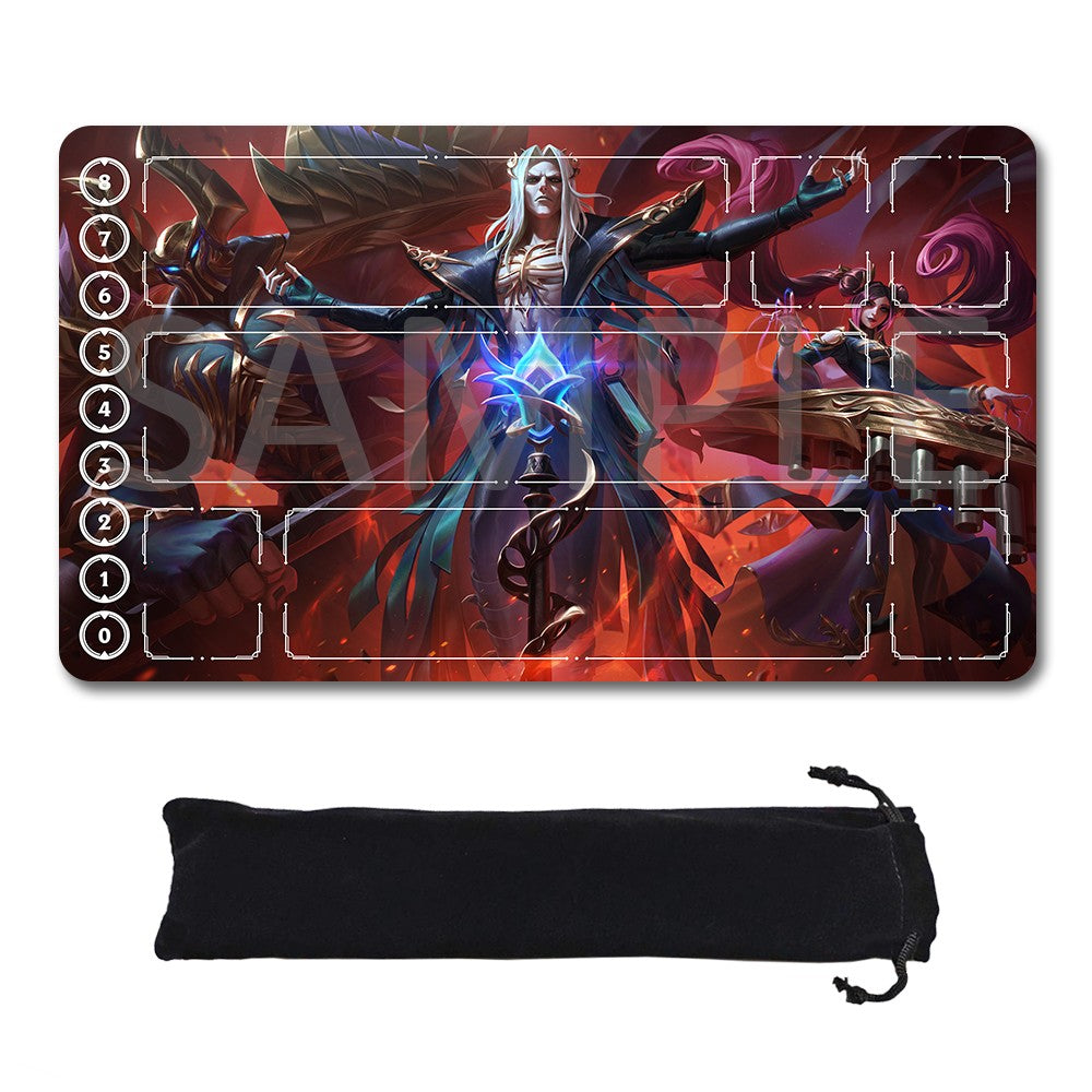 Karthus - League Of Legends Riftbound Playmat 24x14 in + Free Storage Bag