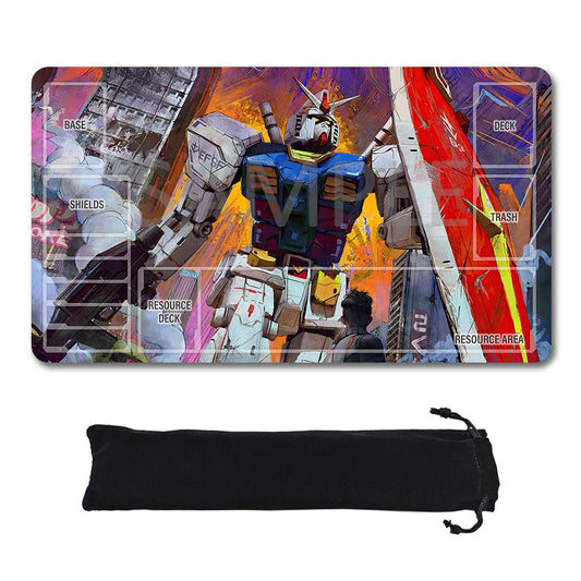 GCG Playmat Suitable for Gundam, includes Storage Bag, 24 x 14 inches (1196785)