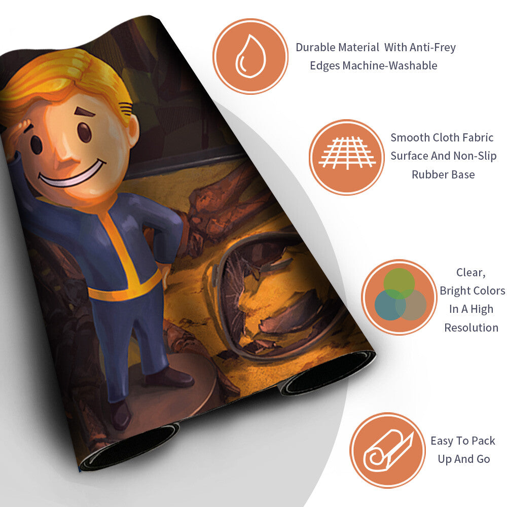 PERCEPTION BOBBLEHEAD - Magic The Gathering MTG Playmat TCG CCG MTG Playmat Stitched Edge