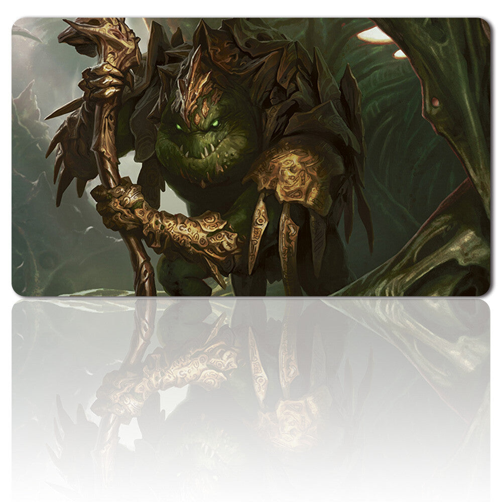 Thrun the Last Troll - Board Game MTG Playmat Table Mat Mousepad Play Mat of TCG Stitched Edge