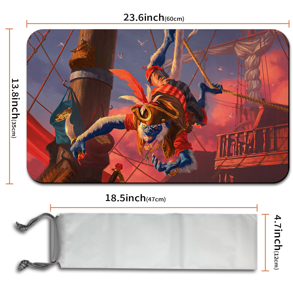 DOCKSIDE EXTORTIONIST- Board Game MTG Playmat Mousepad Playmat of TCG CCG Stitched Edge