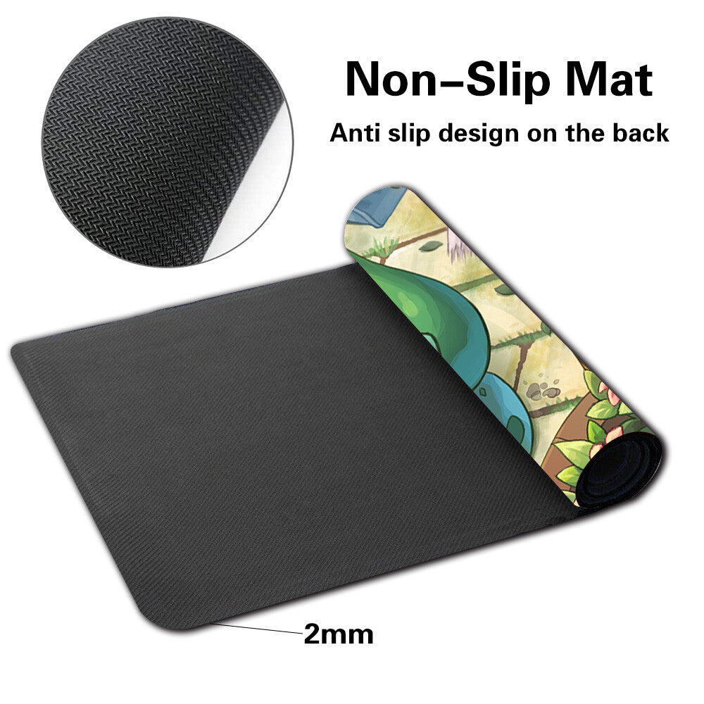 3668792 - Board Game Pokemon Bulbasaur Playmat Stitched Edge Games Mousepad Play Mat of TCG