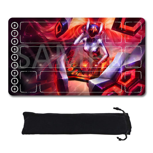 Sona - League Of Legends Riftbound Playmat 24x14 in + Free Storage Bag