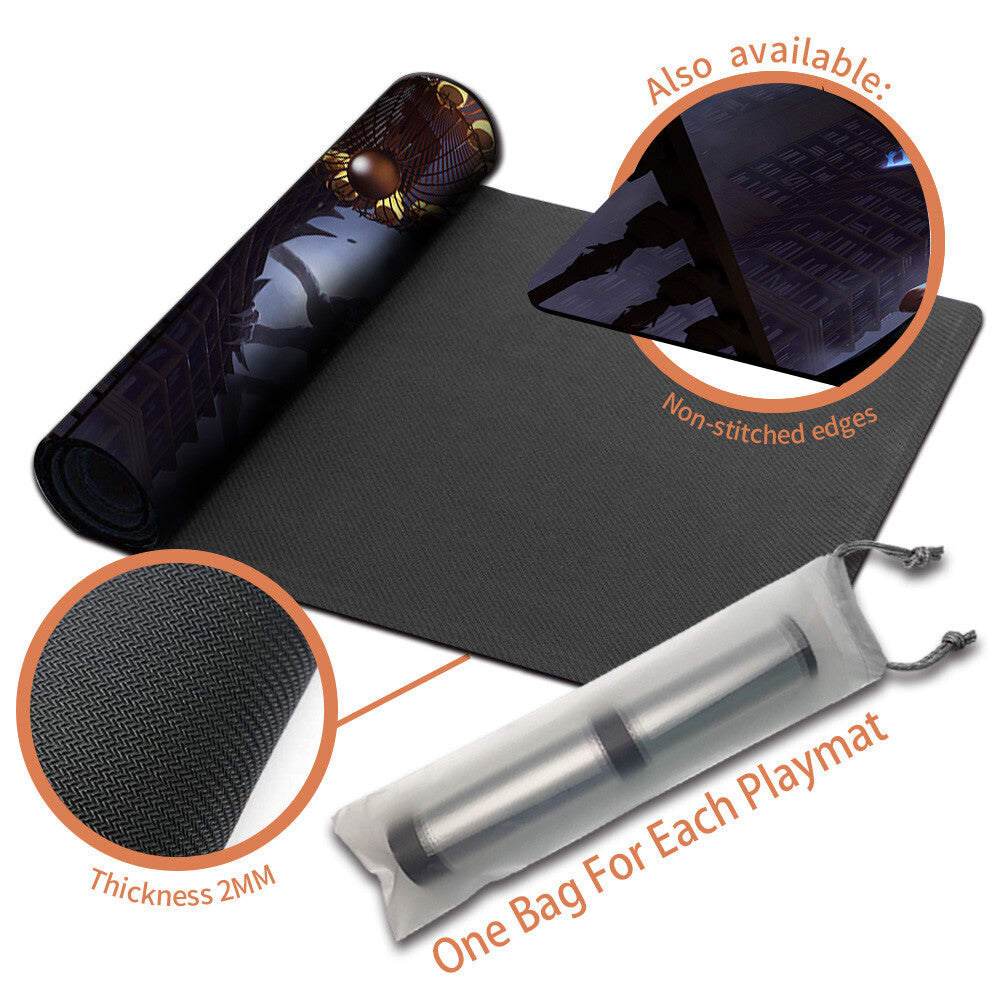 Duskmourn，House of Horror - Magic The Gathering MTG Playmat TCG CCG MTG Playmat Stitched Edge