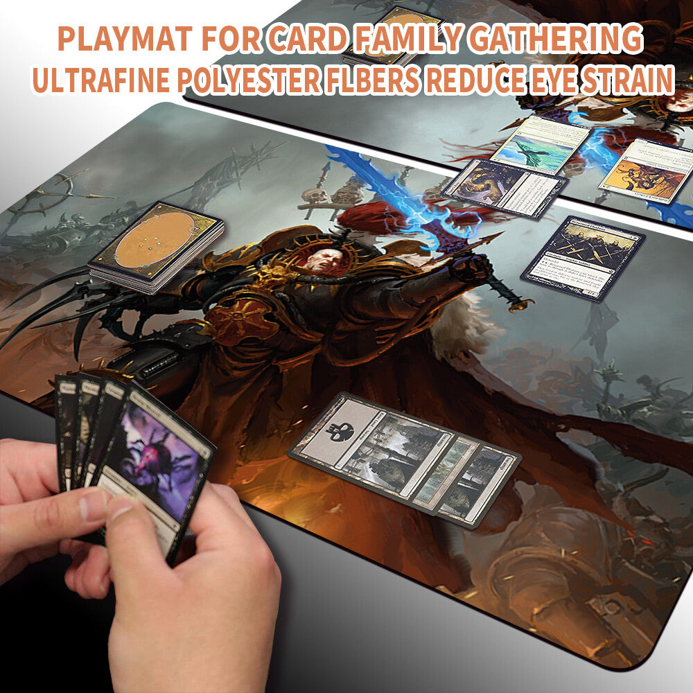 ABADDON, THE DESPOILER - Board Game MTG Playmat Magic The Gathering Playmat Stitched Edge
