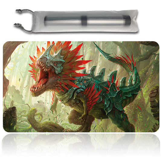HULKING RAPTOR - Magic The Gathering MTG Playmat TCG CCG MTG Playmat Stitched Edge