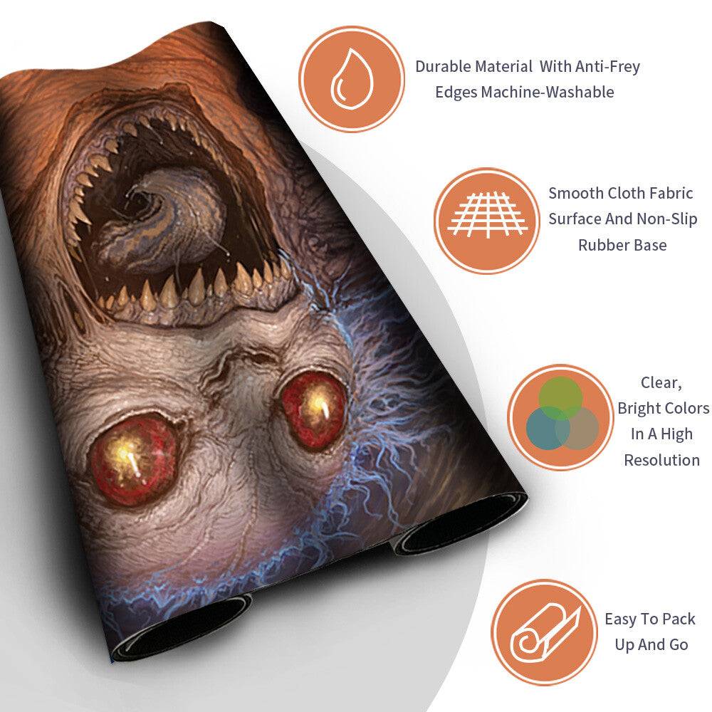 JUMP SCARE - Magic The Gathering MTG Playmat TCG CCG MTG Playmat Stitched Edge