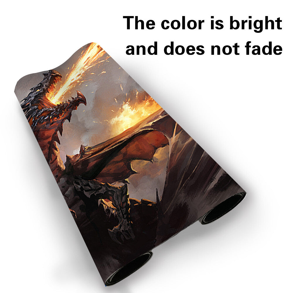 Drakuseth, Maw of Flames - Board Game MTG Playmat Mousepad Playmat of TCG CCG Stitched Edge