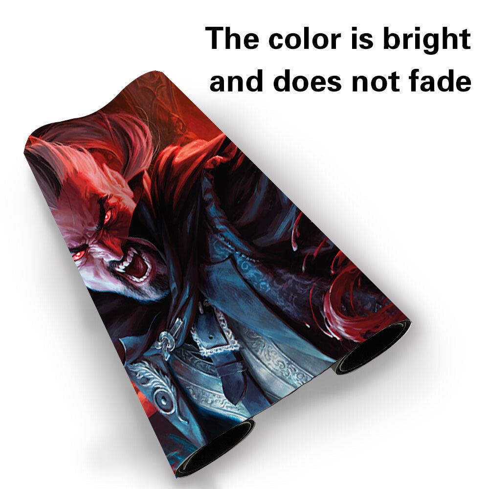 ODRIC, BLOOD-CURSED - Board Game MTG Playmat Games Mouse Pad Play Mat of TCG CCG Stitched Edge