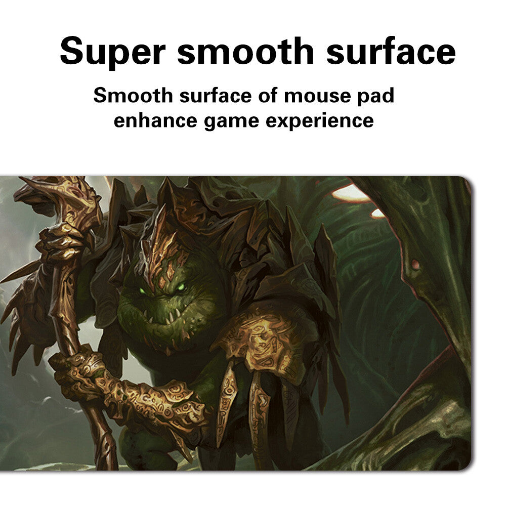 Thrun the Last Troll - Board Game MTG Playmat Table Mat Mousepad Play Mat of TCG Stitched Edge