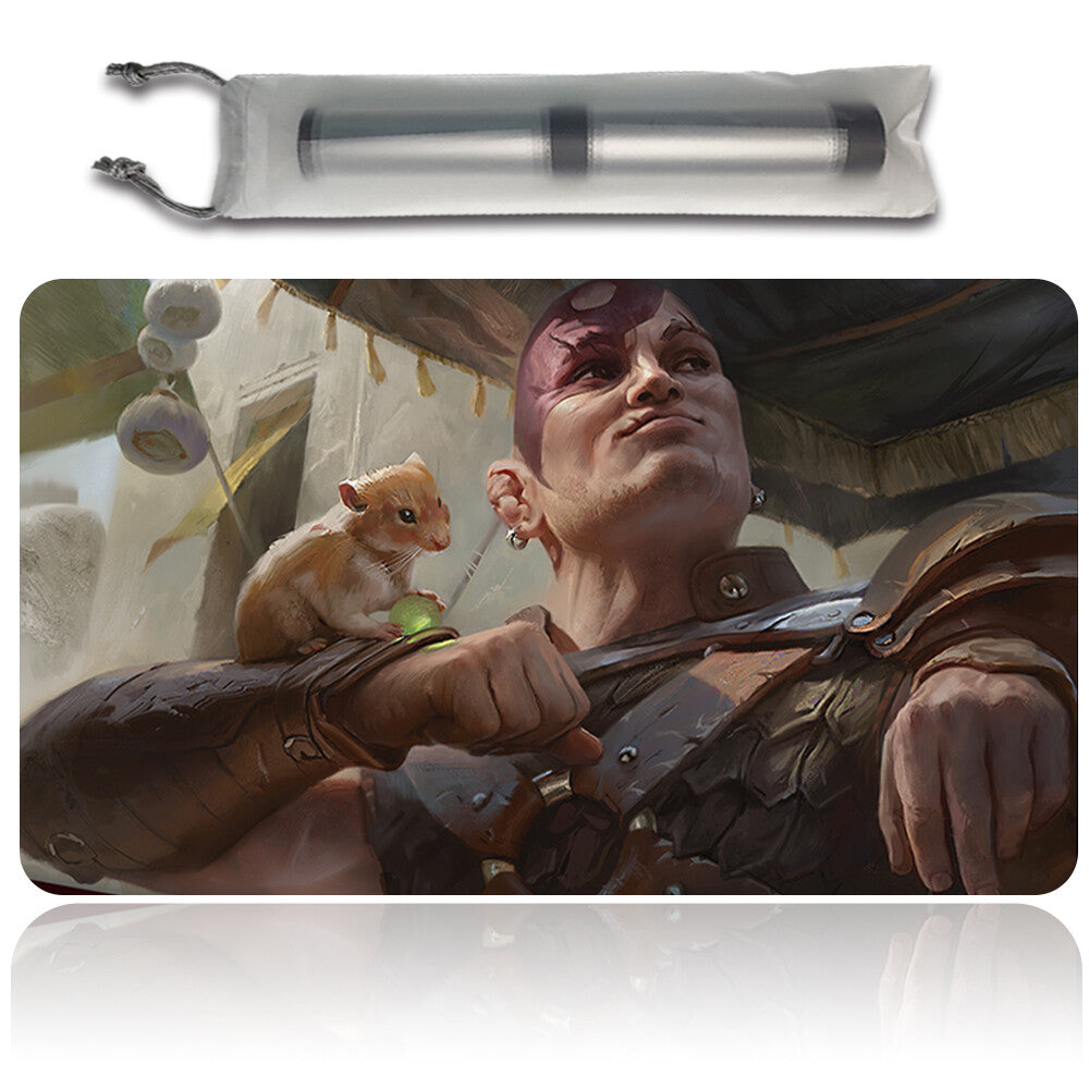 MINSC & BOO, TIMELESS HEROES - Board Game MTG Playmat Playmat of MTG TCG CCG Stitched Edge