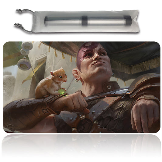 MINSC & BOO, TIMELESS HEROES - Board Game MTG Playmat Playmat of MTG TCG CCG Stitched Edge