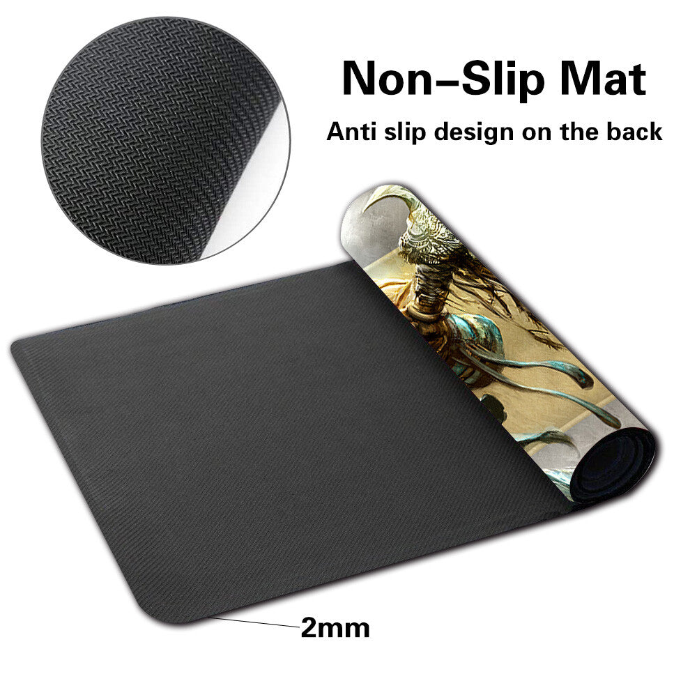 Ajani Goldmane - Board Game MTG Playmat Games Mousepad Play Mat of TCG Stitched Edge