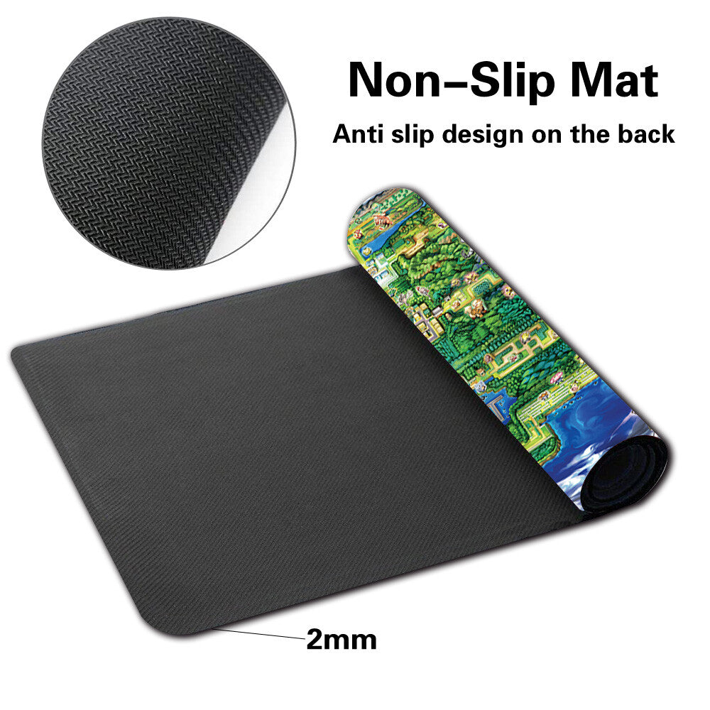 Map - Board Game Pokemon Playmat Stitched Edge Games Mousepad Play Mat of TCG