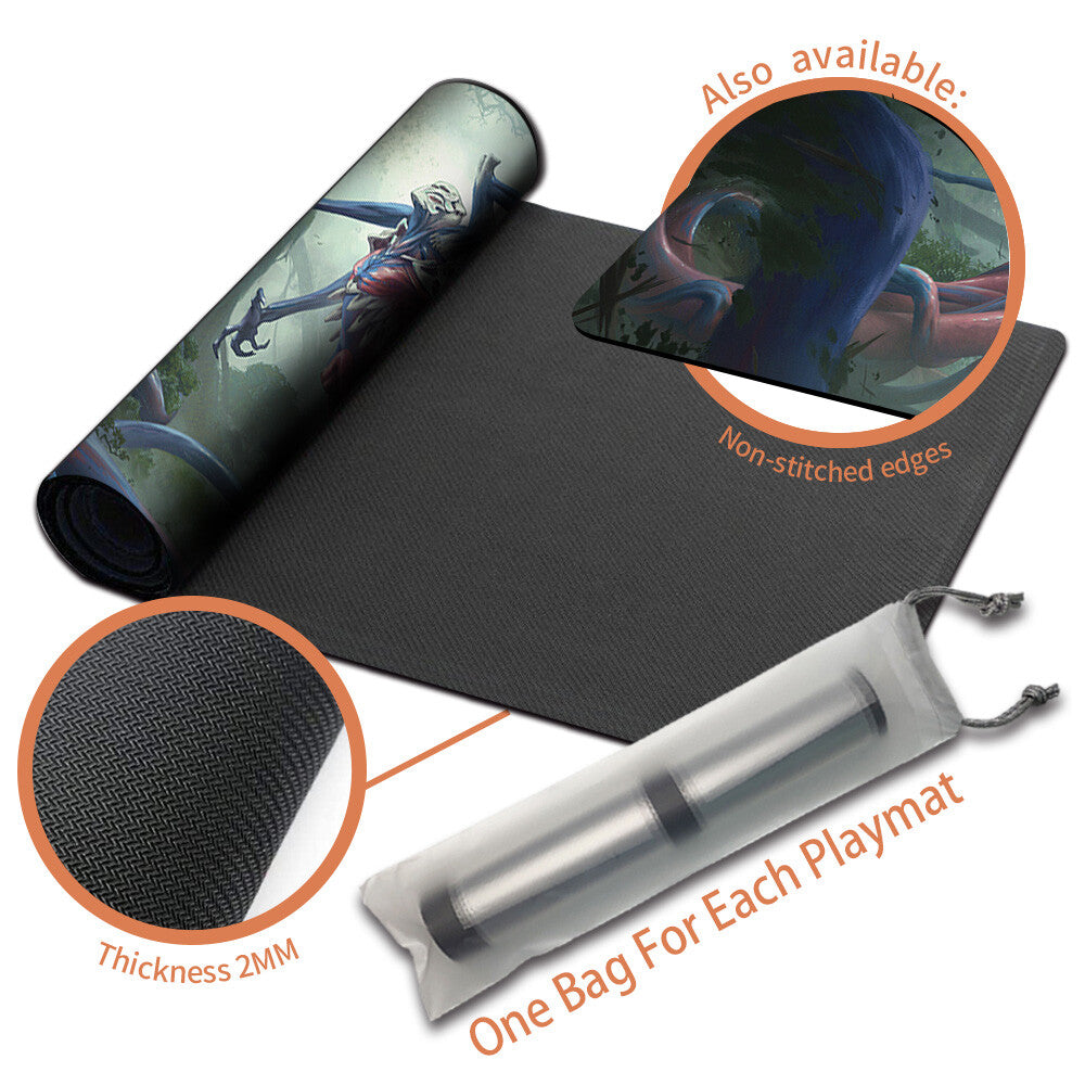 Twins of Discord - Magic The Gathering MTG Playmat TCG CCG MTG Playmat Stitched Edge