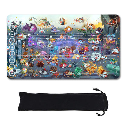 Poro - League Of Legends Riftbound Playmat 24x14 in + Free Storage Bag