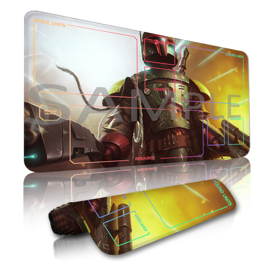 Star Wars Unlimited Playmat Stitched Edge Free Storage Bag Size 24X14IN Protective Mat star7