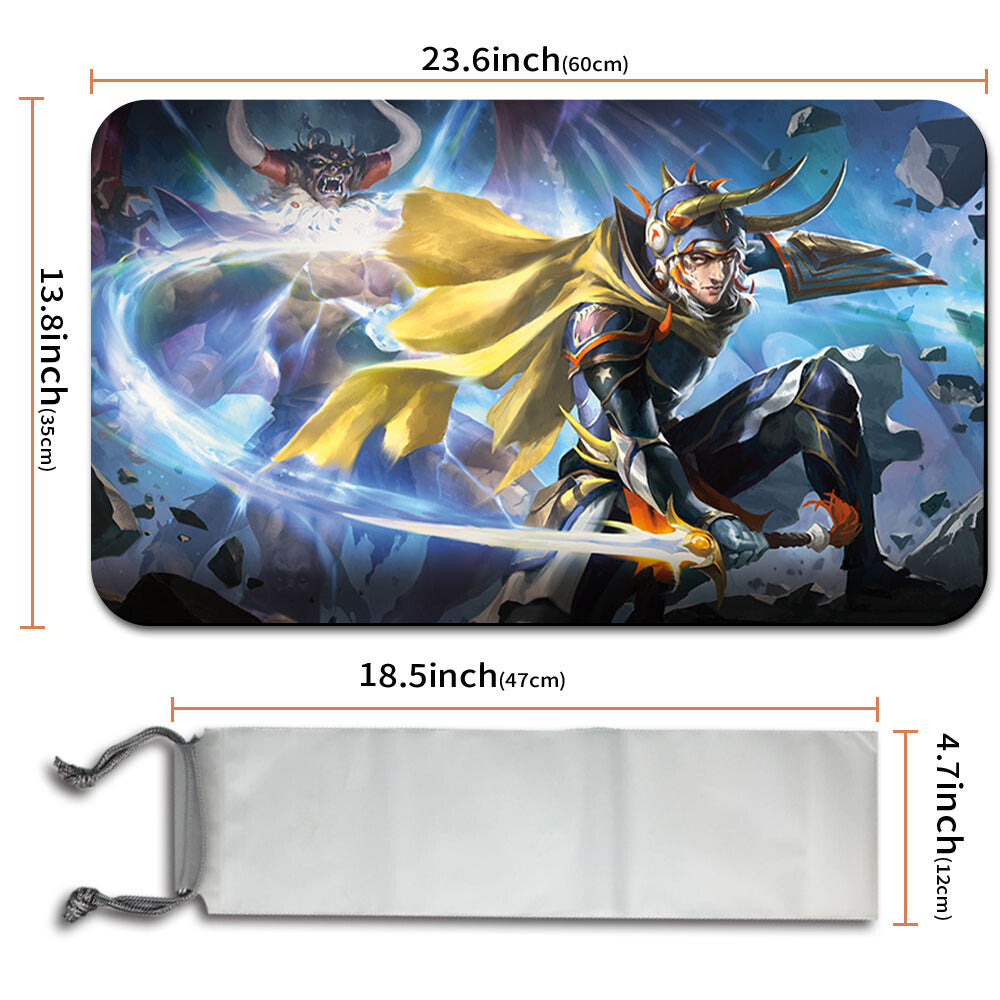 SLASH OF LIGHT - Magic The Gathering MTG Playmat TCG CCG MTG Playmat Stitched Edge