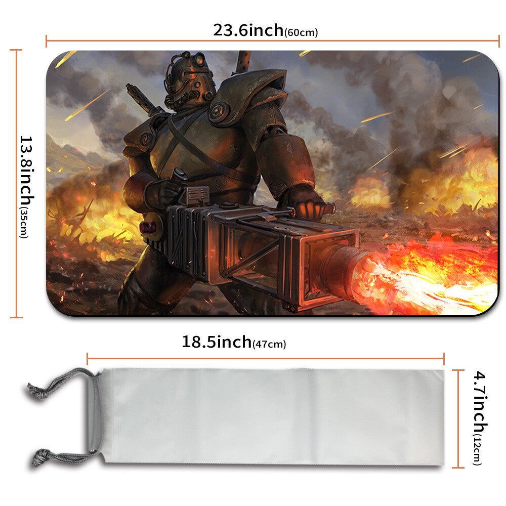 ARMORY PALADIN - Magic The Gathering MTG Playmat TCG CCG MTG Playmat Stitched Edge