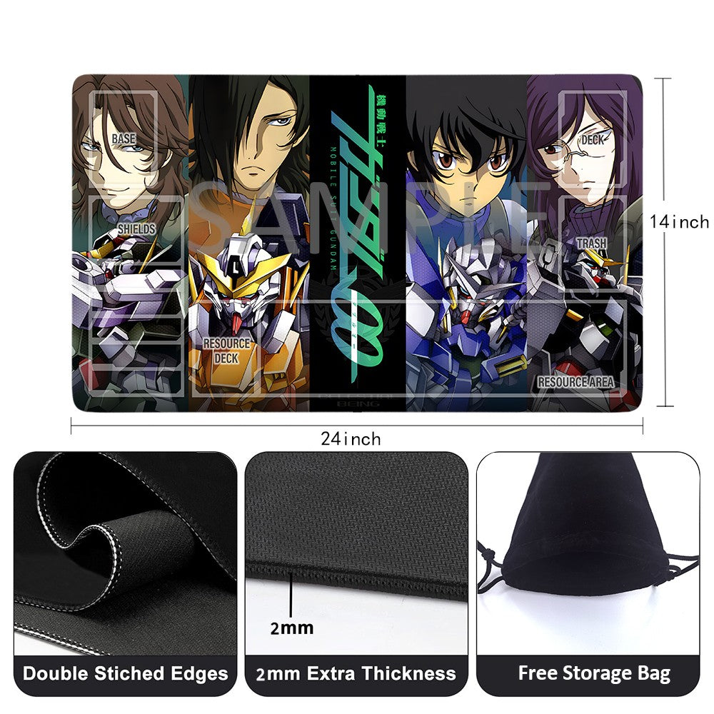 GCG Playmat Suitable for Gundam, includes Storage Bag, 24 x 14 inches (50838)