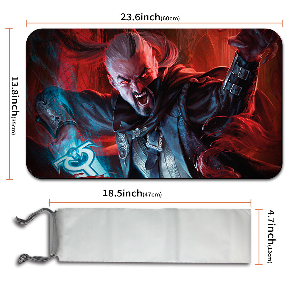 ODRIC, BLOOD-CURSED -Board Game MTG Playmat Magic The Gathering Playmat Stitched Edge