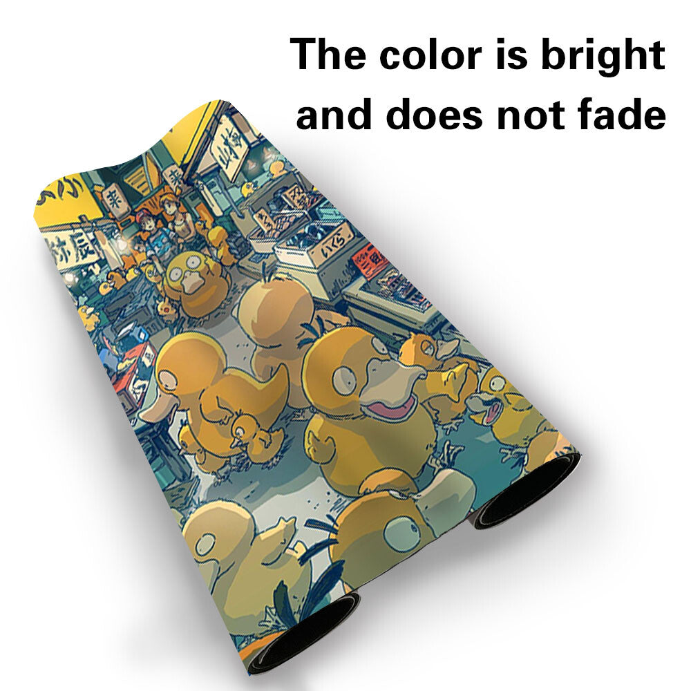 702973 - Board Game Pokemon Psyduck Playmat Stitched Edge Games Mousepad Play Mat of TCG