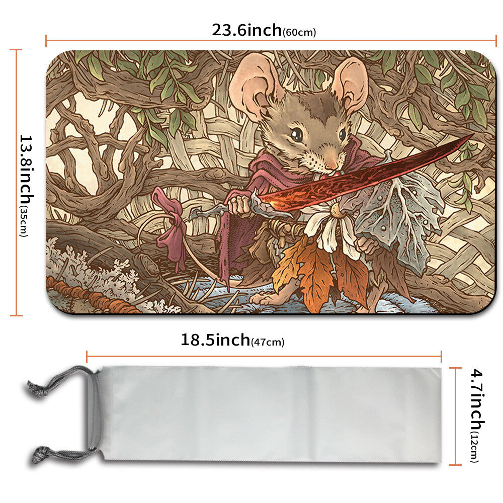 MABEL, HEIR TO CRAGFLAME - Magic The Gathering MTG Playmat TCG CCG MTG Playmat Stitched Edge