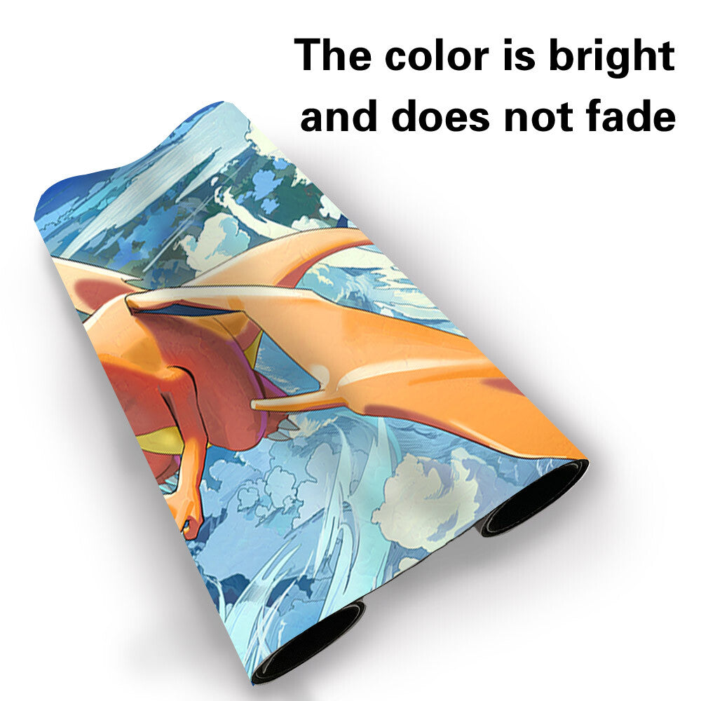 379677 - Board Game Pokemon Charizard Playmat Stitched Edge Games Mousepad Play Mat of TCG