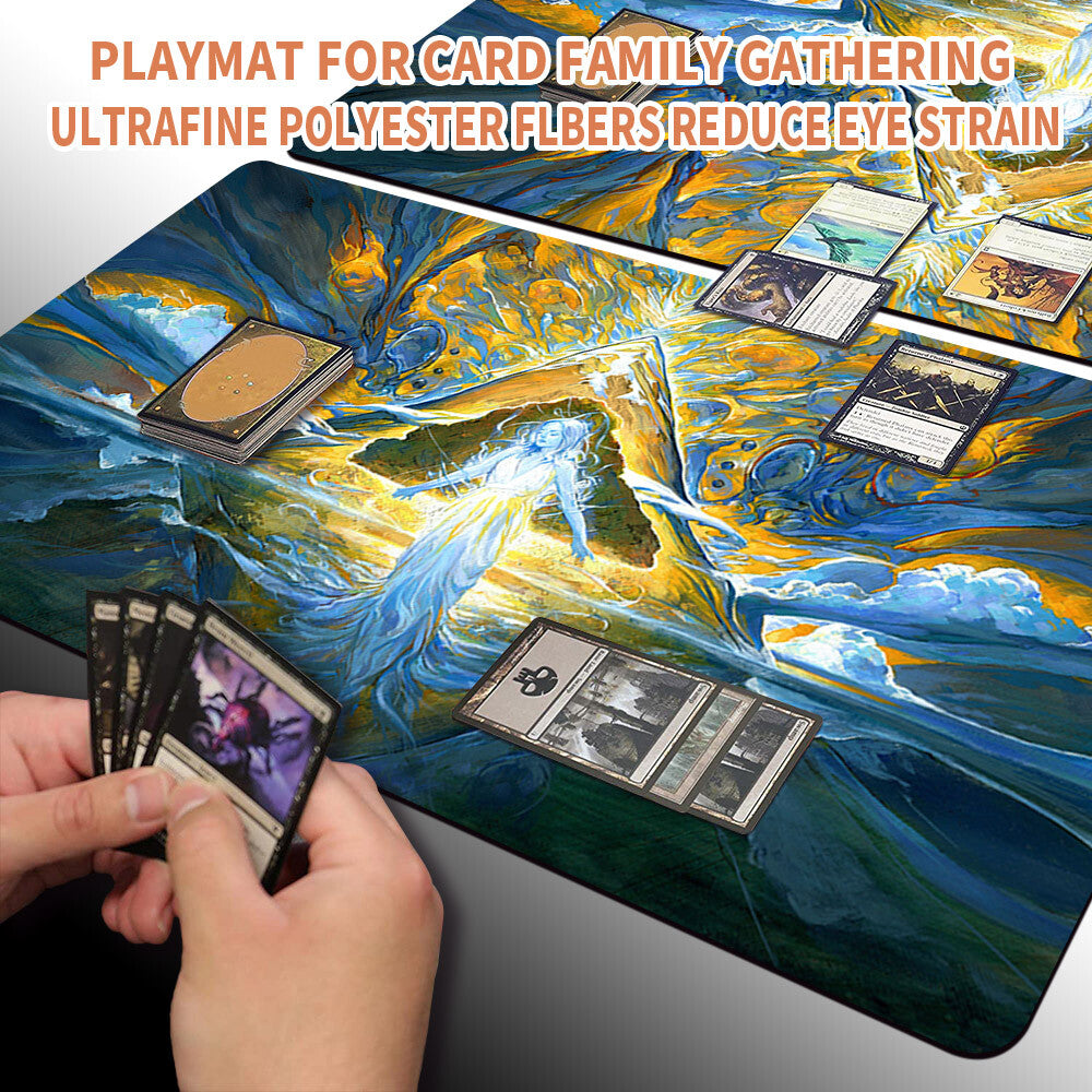 Song of Creation - Magic The Gathering MTG Playmat TCG CCG MTG Playmat Stitched Edge