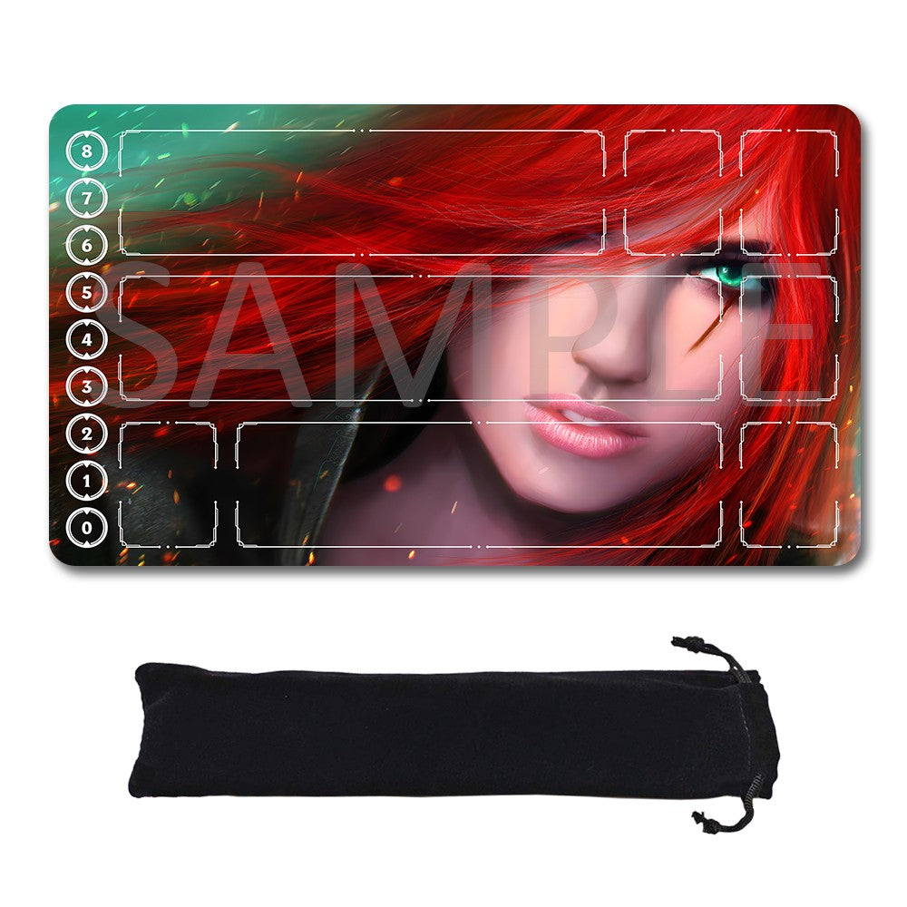 Katarina - League Of Legends Riftbound Playmat 24x14 in + Free Storage Bag