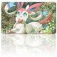 08825 - Board Game Pokemon Eevee Sylveon Playmat Stitched Edge Games Mousepad Play Mat of TCG