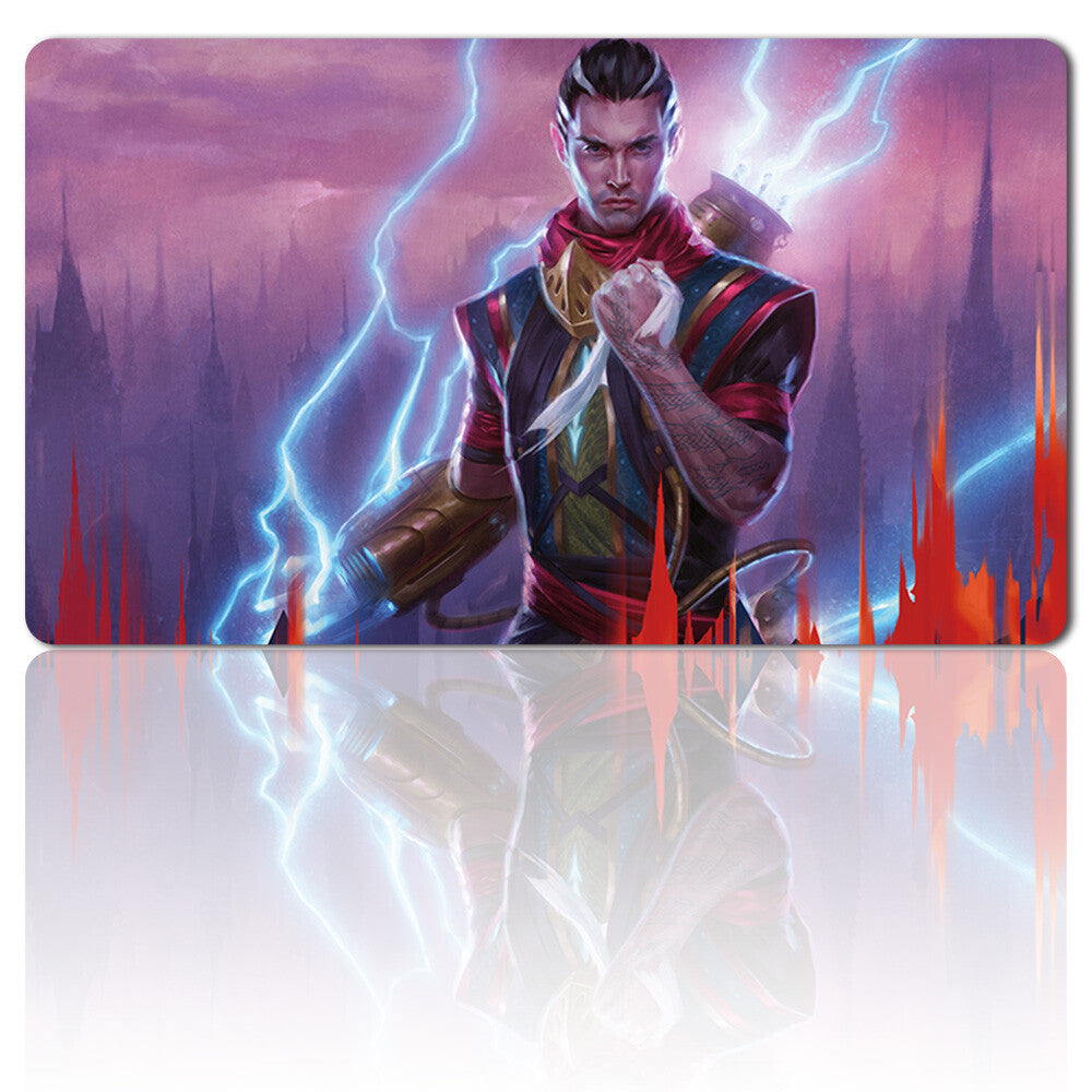 Ral, Izzet Viceroy - Board Game MTG Playmat Games Mousepad Play Mat of TCG Stitched Edge