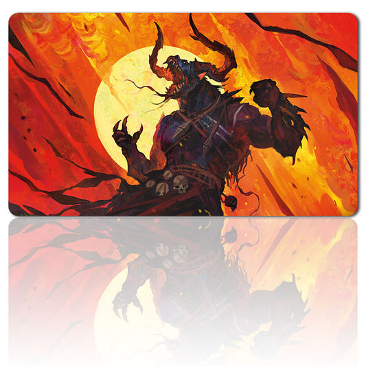 MORAUG, FURY OF AKOUM - Board Game MTG Playmat Games Mousepad Play Mat of TCG Stitched Edge
