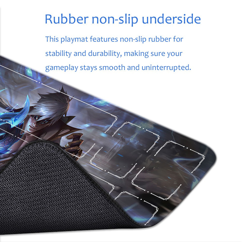 Lee Sin - League Of Legends Riftbound Playmat 24x14 in + Free Storage Bag