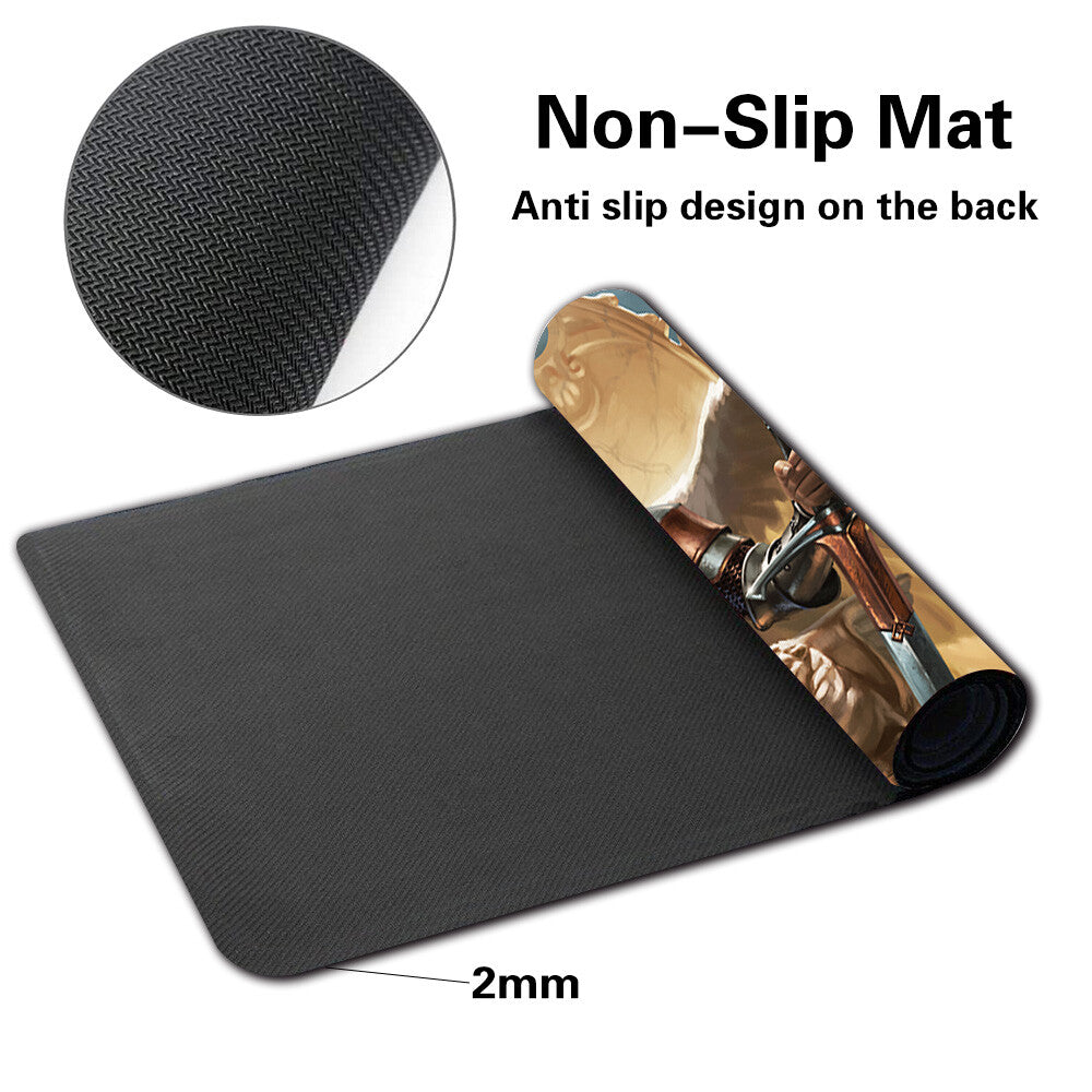 RADIANT, SERRA ARCHANGEL - Board Game MTG Playmat Games Mousepad Play Mat of TCG Stitched Edge