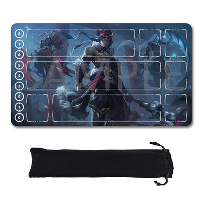 Kayn - League Of Legends Riftbound Playmat 24x14 in + Free Storage Bag