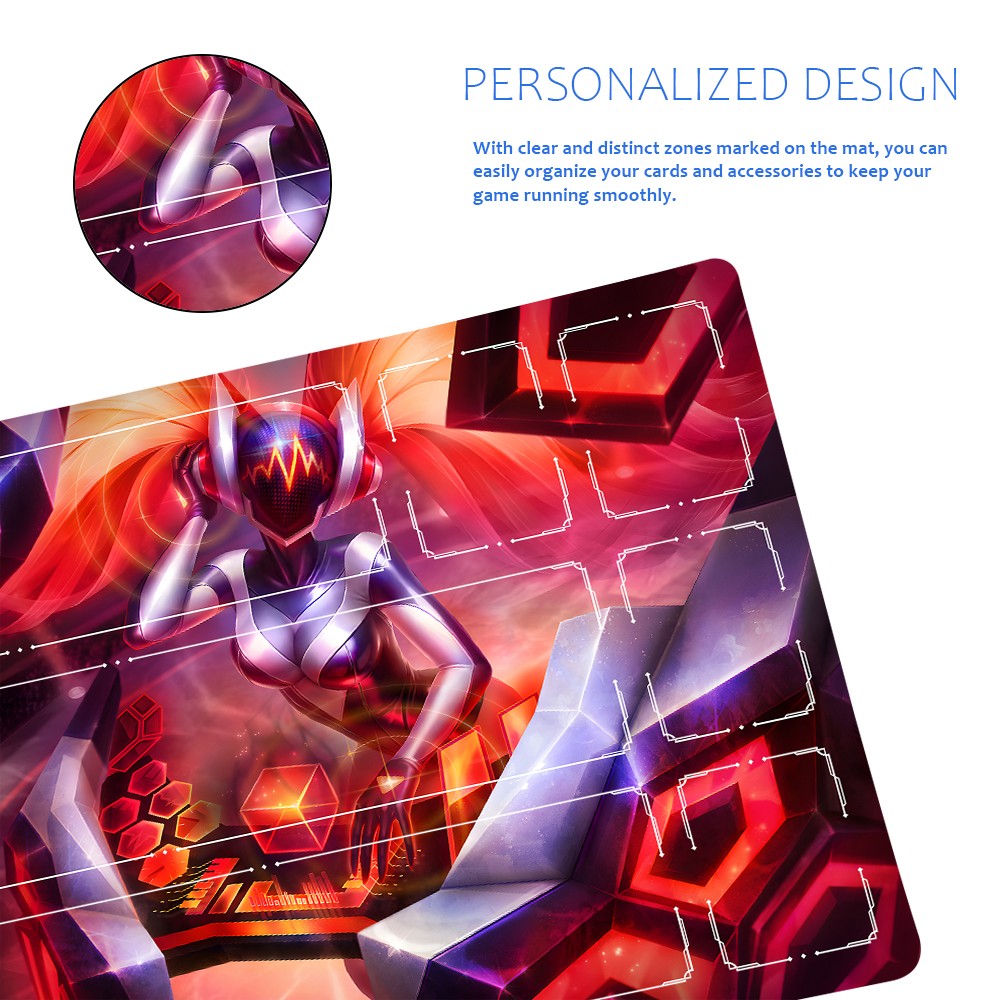 Sona - League Of Legends Riftbound Playmat 24x14 in + Free Storage Bag