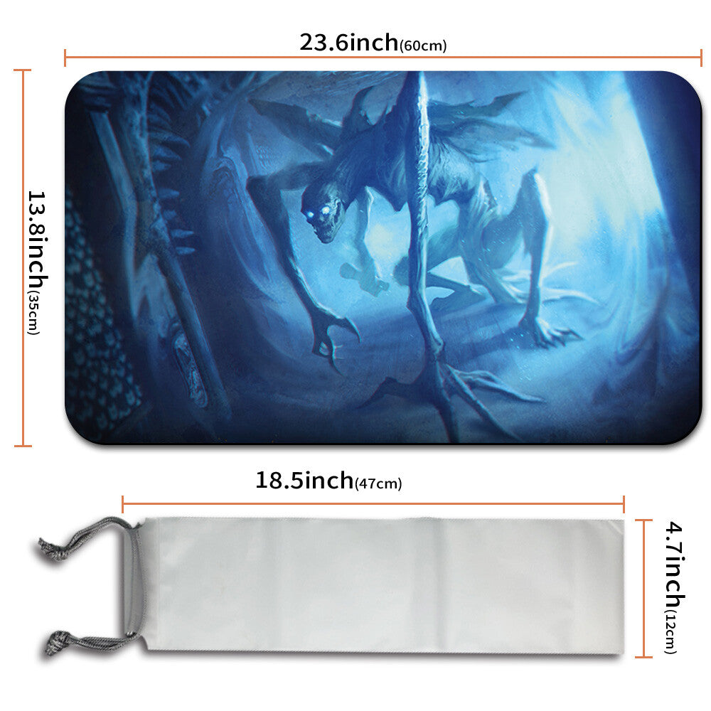 SILENT HALLCREEPER - Magic The Gathering MTG Playmat TCG CCG MTG Playmat Stitched Edge