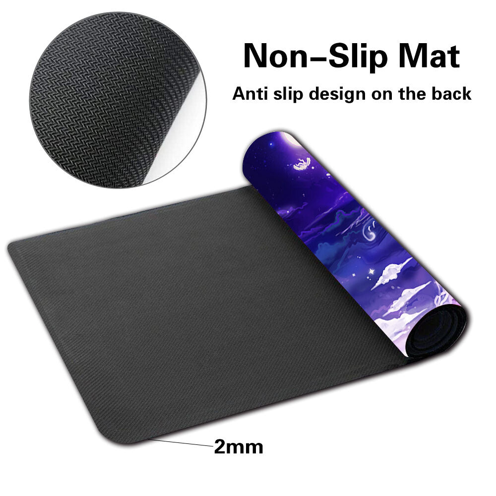 641960 - Board Game Pokemon Reshiram Playmat Stitched Edge Games Mousepad Play Mat of TCG